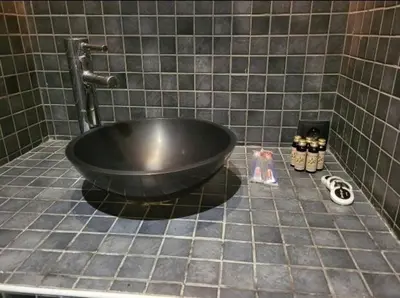 Salle de bains dans l'établissement La Cachette St Jean, Calme et Sérénité Vieux Lyon