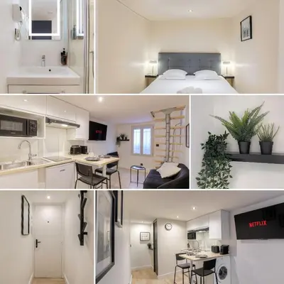 Cuisine ou kitchenette dans l'établissement City-duplex