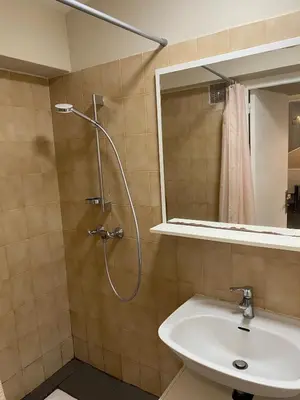 Salle de bains dans l'établissement La rencontre