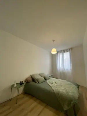 Un ou plusieurs lits dans un hébergement de l'établissement La Maisonnette de Curis