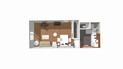 Plan de l'établissement Le Chantegrillet Grand Studio Quiet Garden