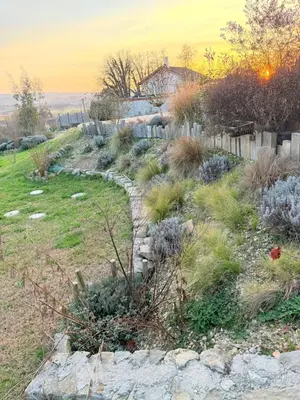 Paysage naturel près de la villa