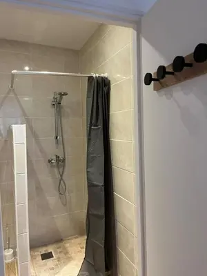 Salle de bains dans l'établissement Studio climatisé