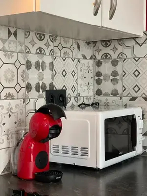 Cuisine ou kitchenette dans l'établissement Charmant appartement de 46 m2 au cœur de Décines
