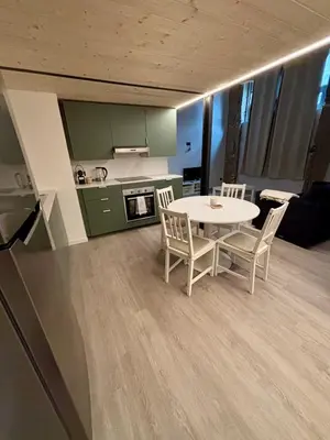 Cuisine ou kitchenette dans l'établissement PartDieu tout neuf, climatisation !