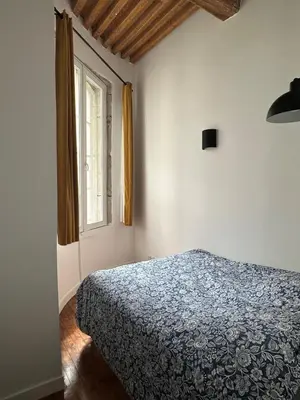 Un ou plusieurs lits dans un hébergement de l'établissement Bright T3 in the 1st arrondissement