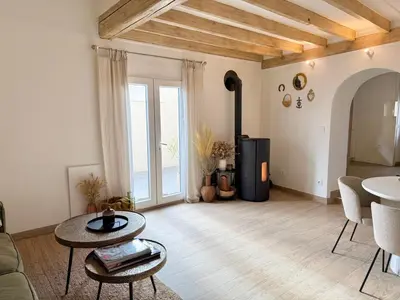 Coin salon dans l'établissement La Petite Grange