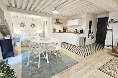 Cuisine ou kitchenette dans l'établissement Le Sathonay - Elegant T2 in the hyper-center