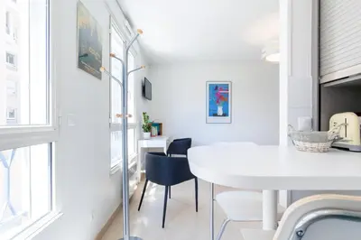 Télévision ou salle de divertissement dans l'établissement Cosy studio Lyon 1er Croix Rousse