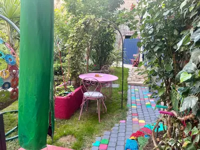 Jardin de l'établissement Au Son du Clocher