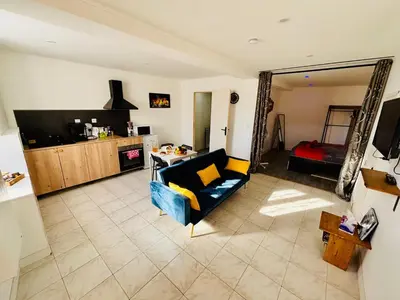 Télévision ou salle de divertissement dans l'établissement Le Maréchal Chic - Centre ville - Rive de Gier