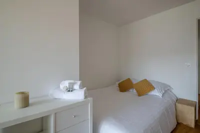 Un ou plusieurs lits dans un hébergement de l'établissement Appartement Mi-Luna - Welkeys