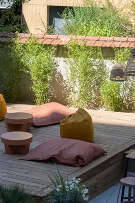 Jardin de l'établissement Hotel Oceania Lyon