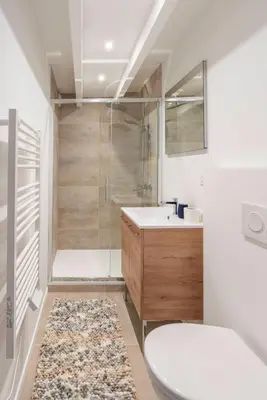 Salle de bains dans l'établissement Repos et Sérénité