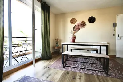 Plan de l'établissement Appartement chaleureux Parking privé