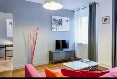 Télévision ou salle de divertissement dans l'établissement Pop Opera - Appartement idéal au coeur de lyon 1er