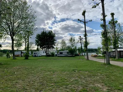 Paysage naturel près de le camping