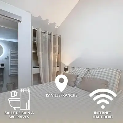 Juliana - Anse Centre - Chambre et Salle de bain WC privée - Cuisine partagée