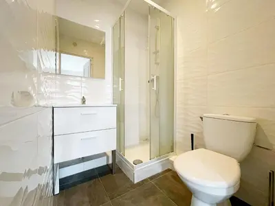 Salle de bains dans l'établissement Suite Luna