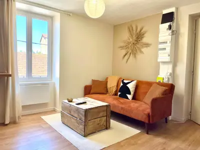 Coin salon dans l'établissement Slow Mood - L'appartement signature