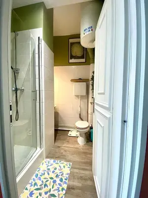 Salle de bains dans l'établissement Appartement entier Lyon Sans-souci & Monplaisir