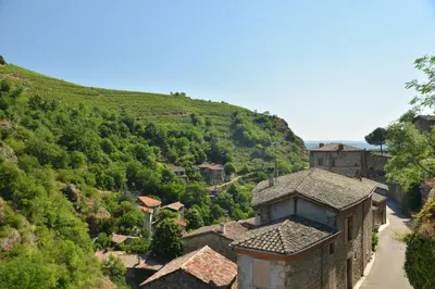 Paysage naturel près de la maison de vacances