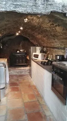 Cuisine ou kitchenette dans l'établissement La Maison De Marthe