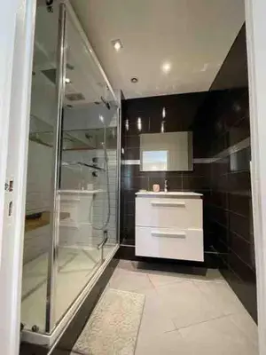Salle de bains dans l'établissement Villeurbanne Super Apartment in residence
