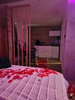 Un ou plusieurs lits dans un hébergement de l'établissement Ecrin des Alpes, Jacuzzi, Netflix, Ambiance chalet