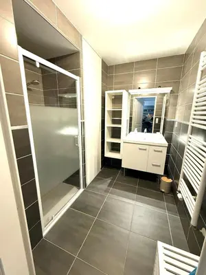 Salle de bains dans l'établissement Appartement T2 Cosy