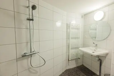 Salle de bains dans l'établissement Maison avec jacuzzi