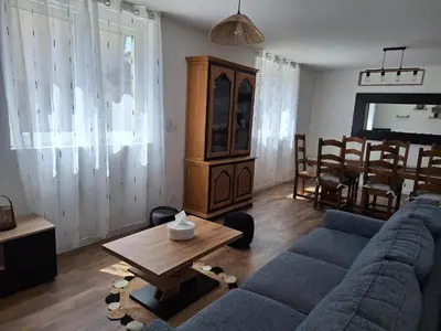 Coin salon dans l'établissement Gitécow