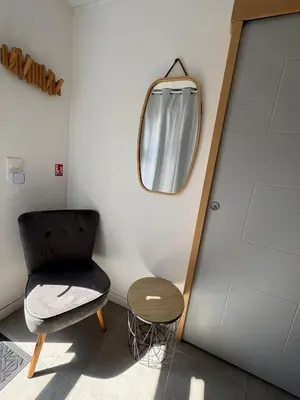 Coin salon dans l'établissement Appartement indépendant