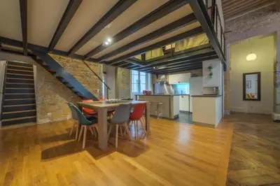 Cuisine ou kitchenette dans l'établissement Magnifique appartement - Place Bellecour
