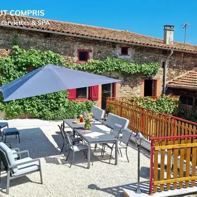 Gîte spacieux avec spa et jardin pour 10 personnes - FR-1-496-358