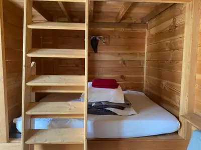 Un ou plusieurs lits dans un hébergement de l'établissement Mon rêve de garçon - Cabanes connectées à la nature