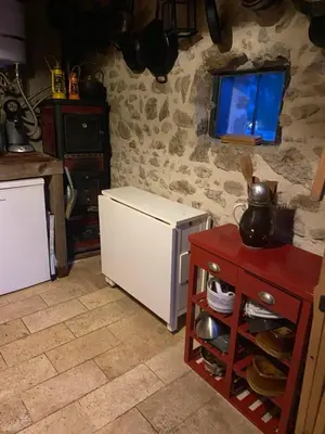 Cuisine ou kitchenette dans l'établissement Mon rêve de garçon - Cabanes connectées à la nature