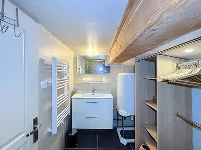 Cuisine ou kitchenette dans l'établissement My home Dumont - Outdoor terrace - Fan