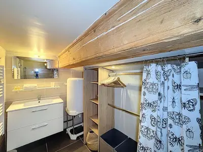 Cuisine ou kitchenette dans l'établissement My home Dumont - Outdoor terrace - Fan