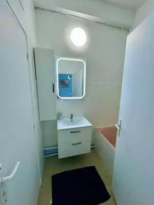 Salle de bains dans l'établissement David