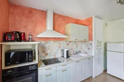 Cuisine ou kitchenette dans l'établissement Charmant Appartement T2 - Garage
