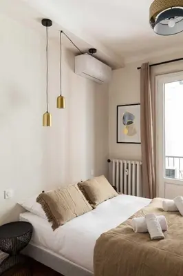 Un ou plusieurs lits dans un hébergement de l'établissement Appartement Dify Deruelle - Part Dieu