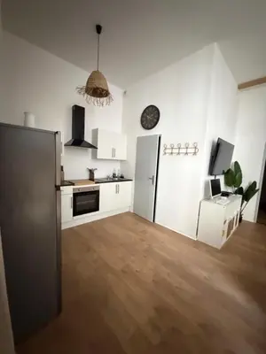 Cuisine ou kitchenette dans l'établissement La parenthèse