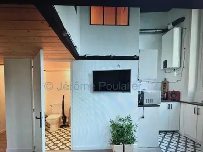 Cuisine ou kitchenette dans l'établissement Duplex,centre Croix Rousse avec parking