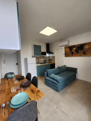 Cuisine ou kitchenette dans l'établissement Béligneux Horizons - 4 Personnes