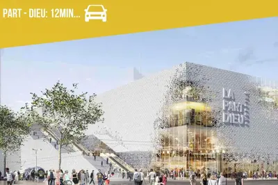 Plan de l'établissement Grand T3, balcon et garage - Venissieux Lyon Sud