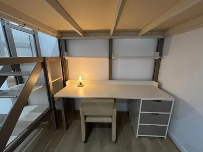 Un ou plusieurs lits dans un hébergement de l'établissement Studio rénové, au cœur du Vieux Lyon