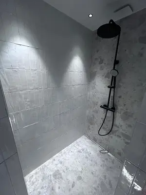 Salle de bains dans l'établissement La Demi Lune
