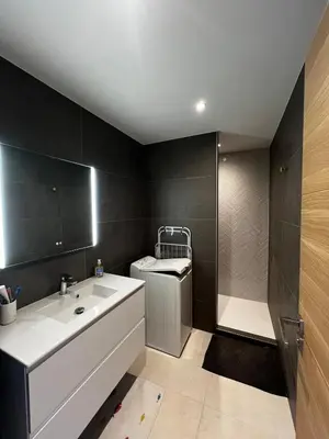 Cuisine ou kitchenette dans l'établissement Easy stay in Lyon