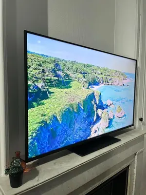 Télévision ou salle de divertissement dans l'établissement Superbe T3 à 15 min de Lyon